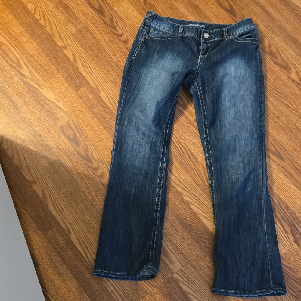 Maurices Blue Scarlett Boot Cut Jeans with Stretch